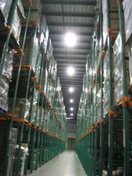 temperature-controlled LED lighting retorift Americold